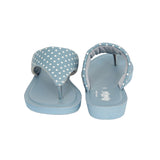 Aerokids Girls Slippers #EM68 - TEAL BLUE