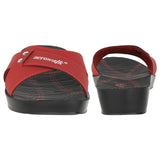 Aerowalk Women Slipper  #0417 - RED