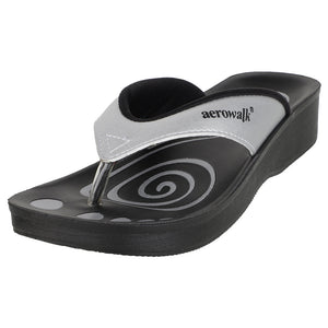 Aerowalk Women Slipper #0807 - SILVER