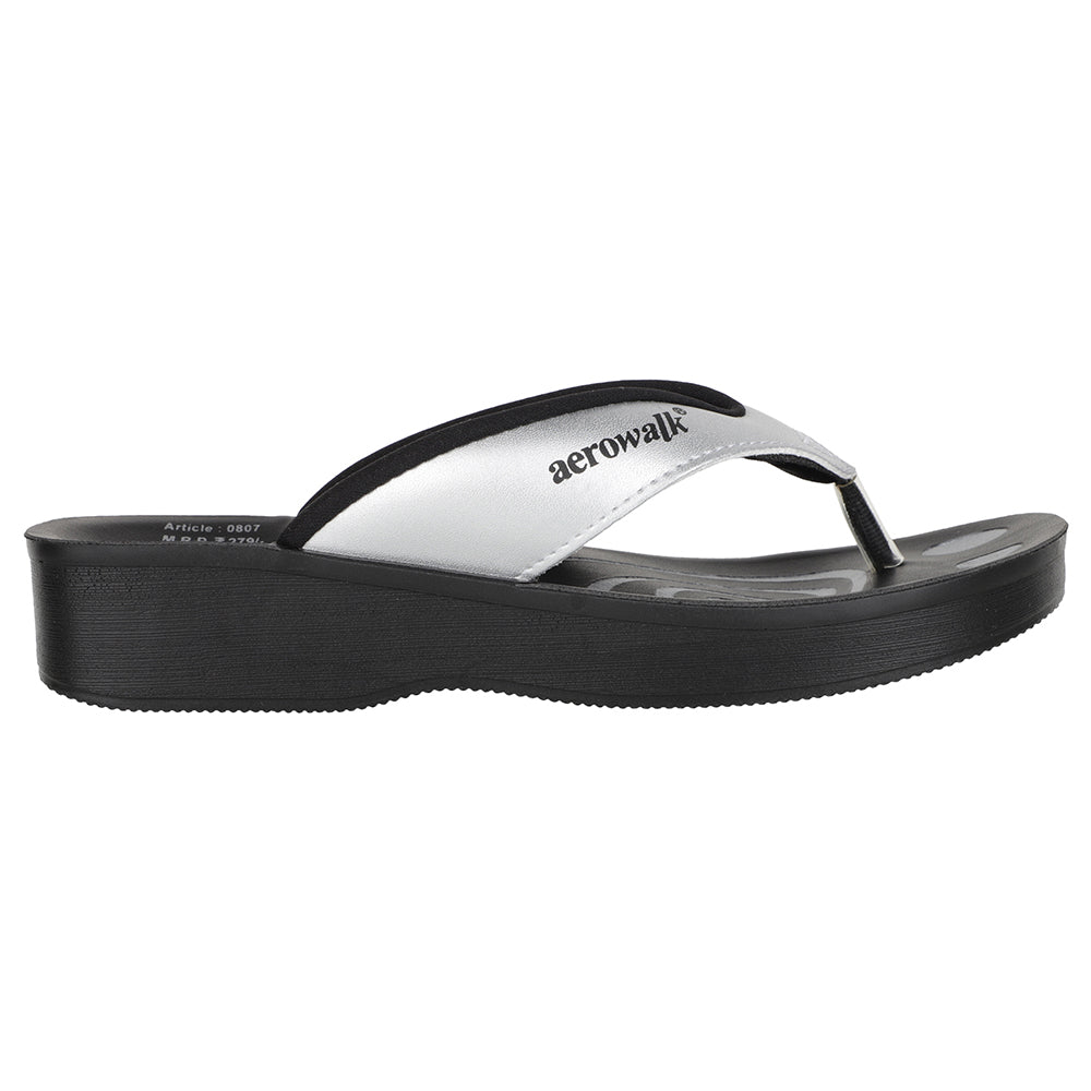 Aerowalk Women Slipper #0807 - SILVER