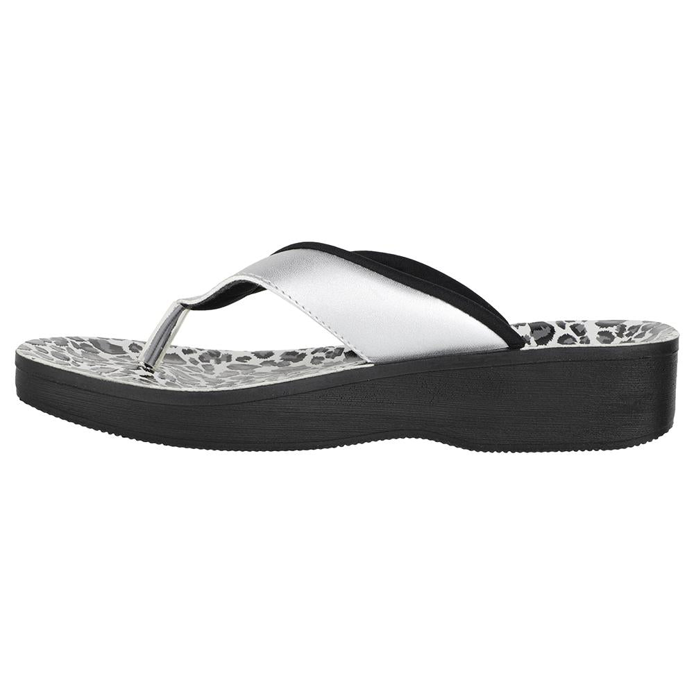 Aerowalk Women Slipper #0888 - SILVER