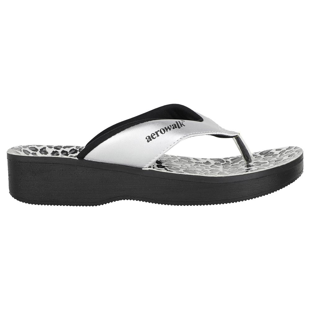 Aerowalk Women Slipper #0888 - SILVER