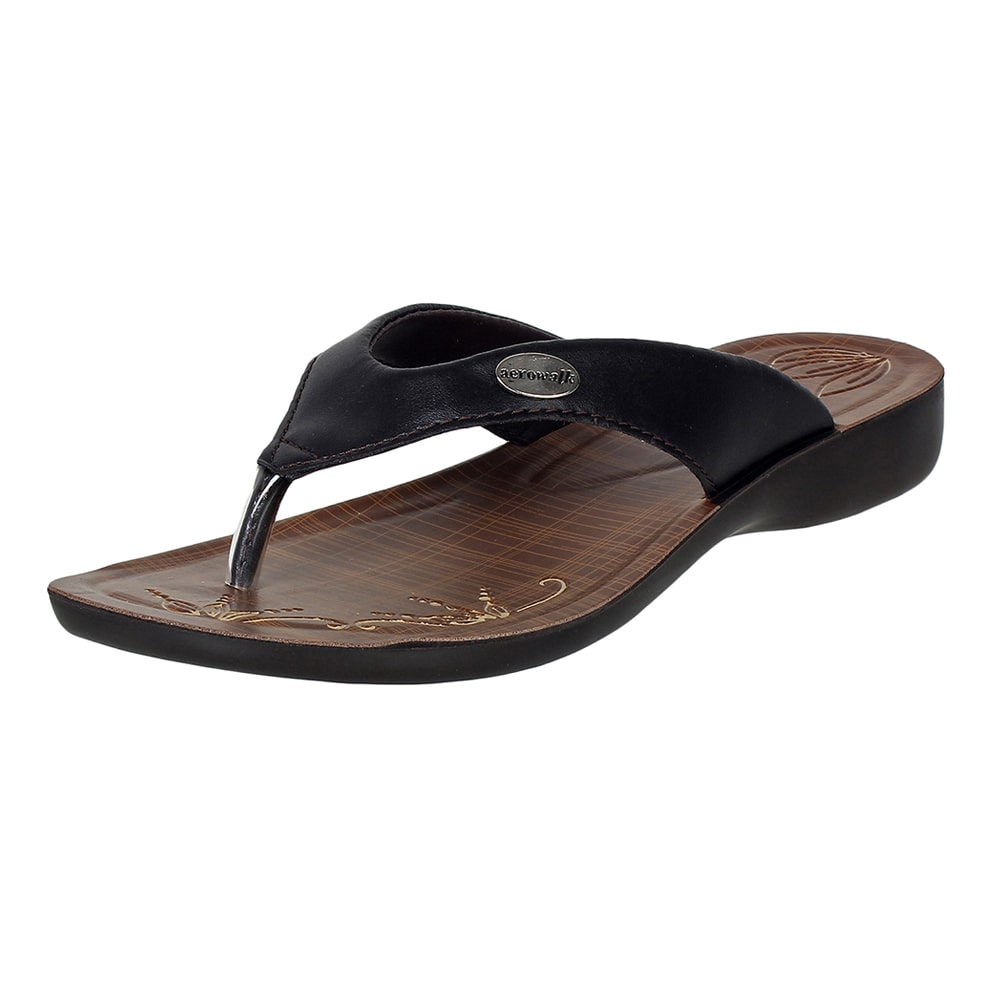 Aerowalk Women Slipper #GE15 - BROWN