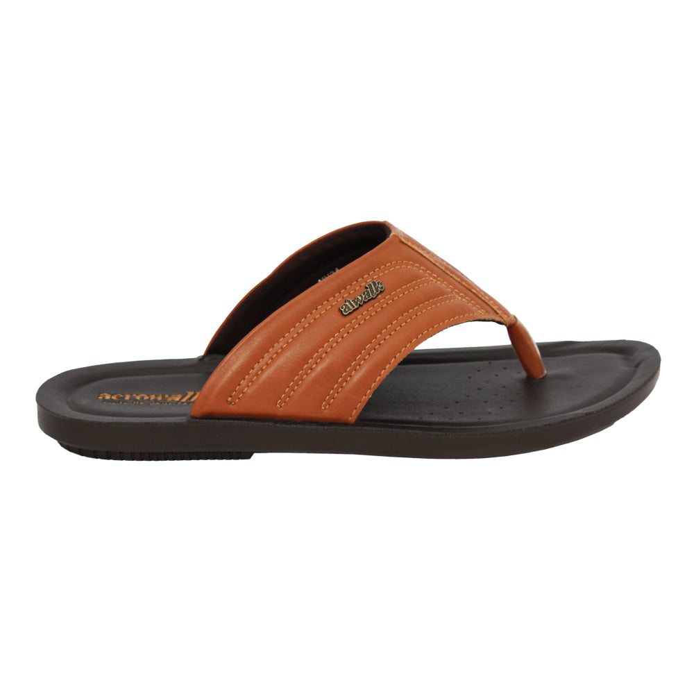 Aerowalk Men Slipper #NV24 - TAN