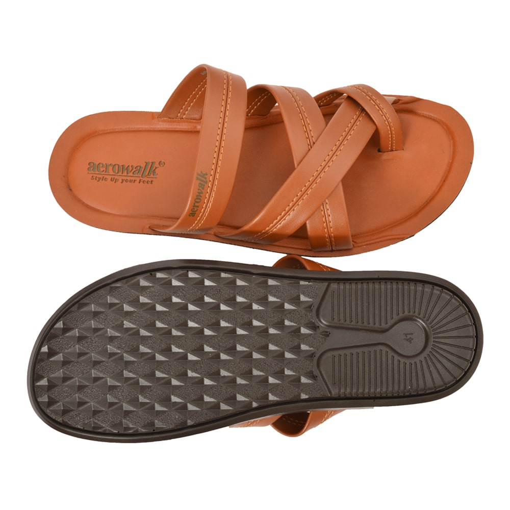 Aerowalk Men Slipper #NV32 - TAN