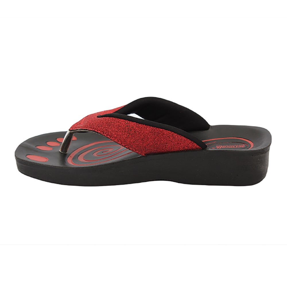 Aerowalk Women Slipper #0803 - RED