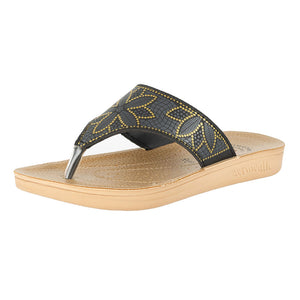 Aerowalk Women Slipper #MZT7 - GUN METAL