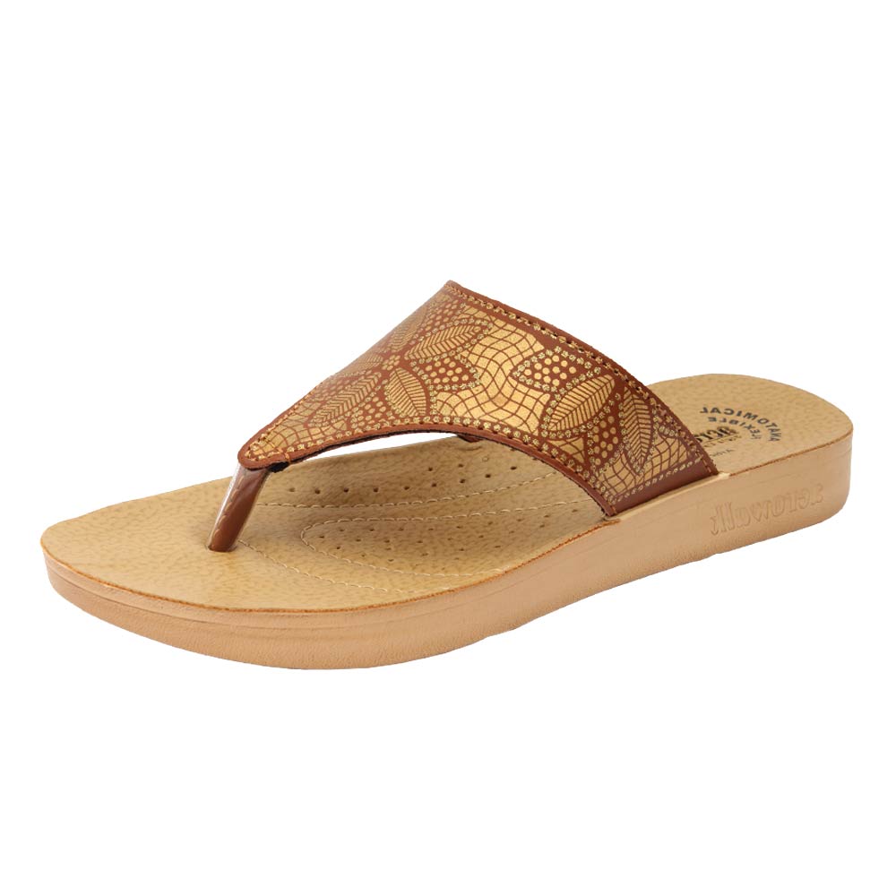 Aerowalk Women Slipper #MZT7 - GOLD