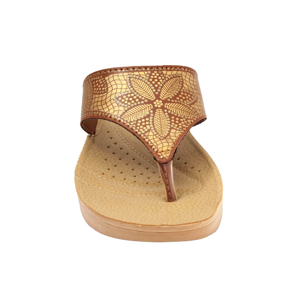 Aerowalk Women Slipper #MZT7 - GOLD