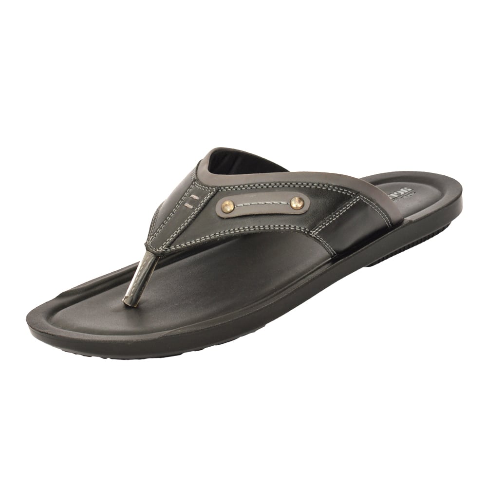 Aerowalk Men Slipper #NV35 - BLACK