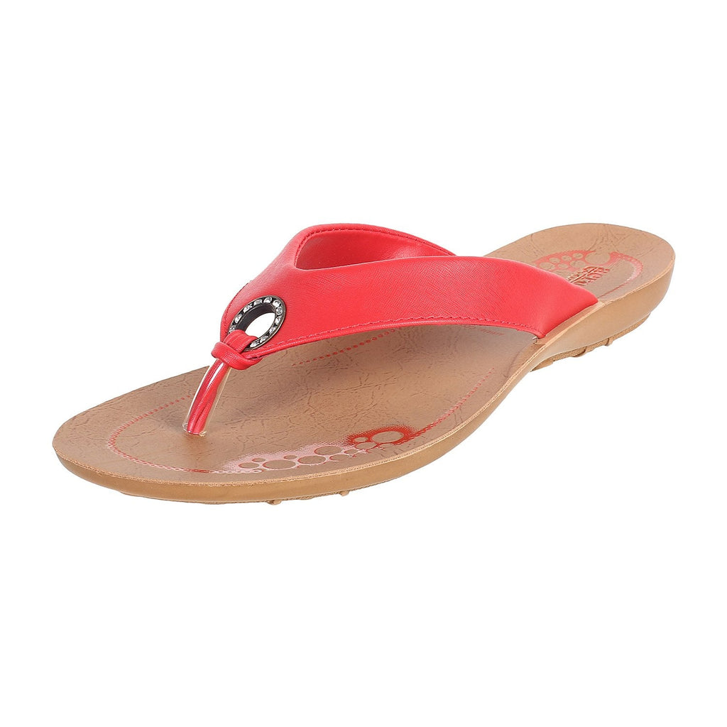 Aerowalk Women Slipper #CO32 - RED