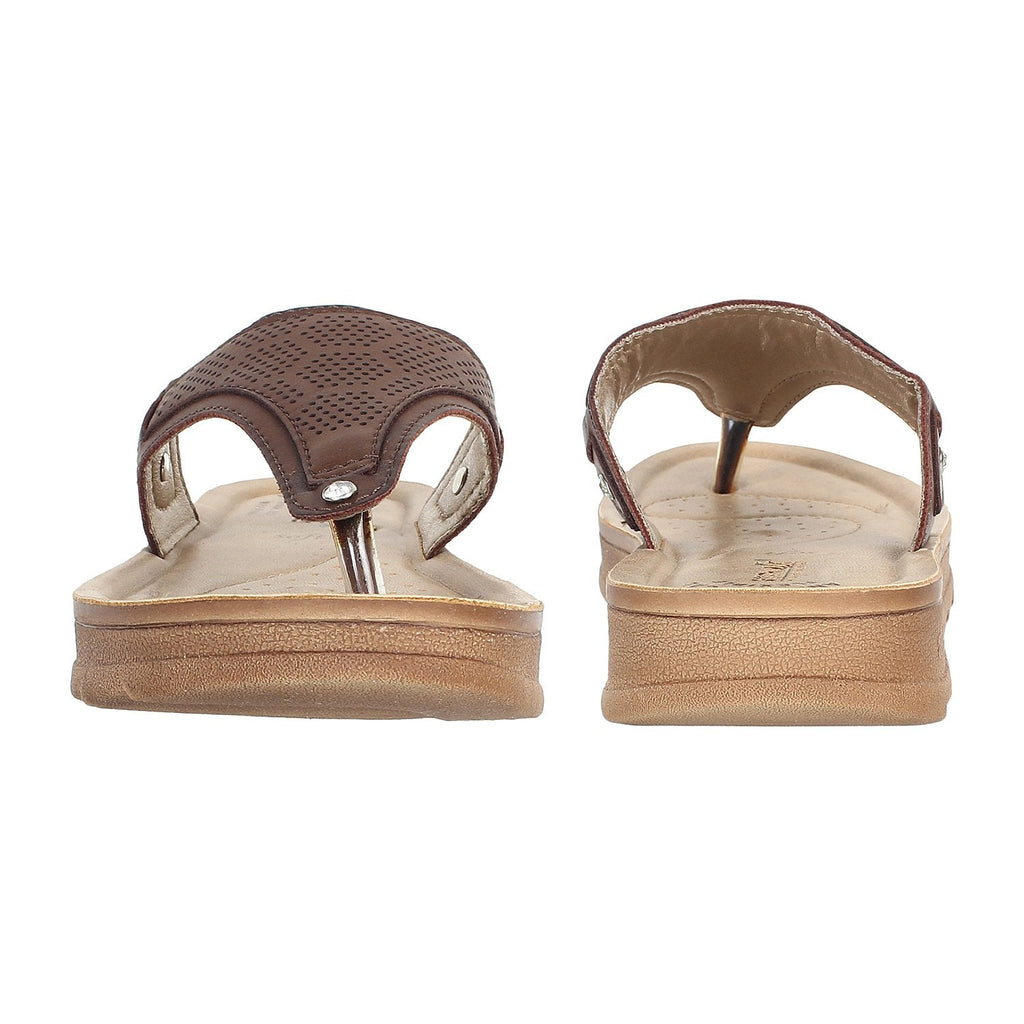 Aerowalk Women Slipper #DI13 - BROWN