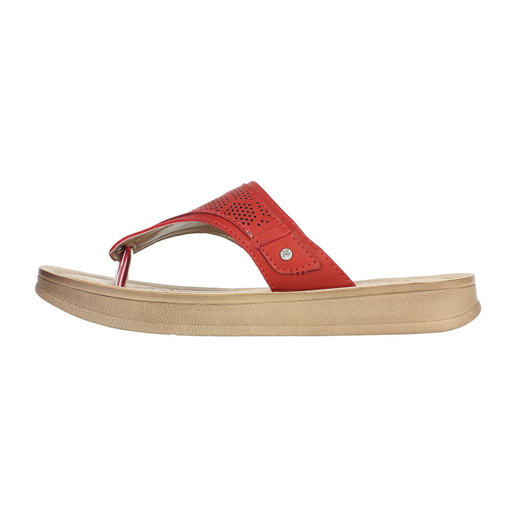 Aerowalk Women Slipper #DI13 - RED