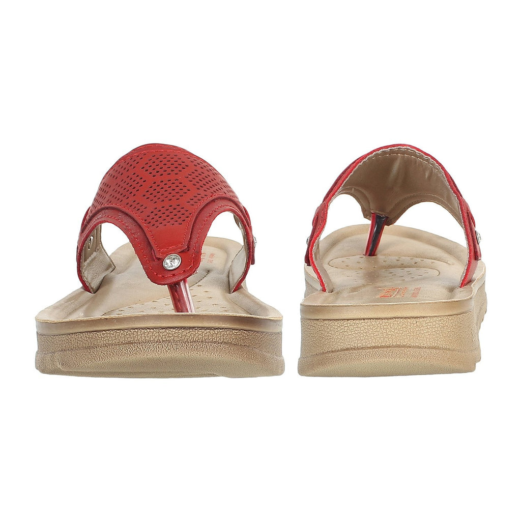 Aerowalk Women Slipper #DI13 - RED