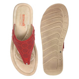 Aerowalk Women Slipper #DI13 - RED