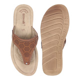 Aerowalk Women Slipper #DI13 - TAN