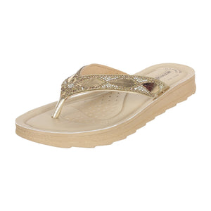 Aerowalk Women Slipper #DI14 - GOLD