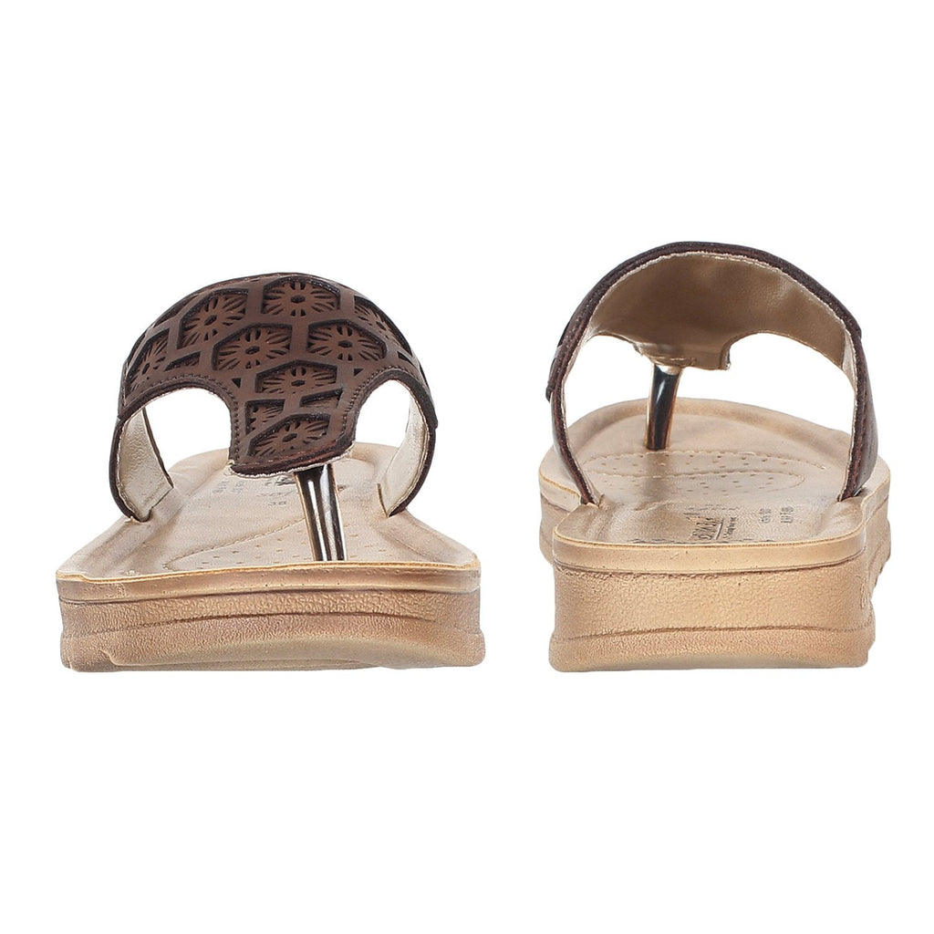 Aerowalk Women Slipper #DI27 - BROWN