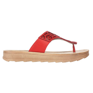 Aerowalk Women Slipper #DI27 - RED