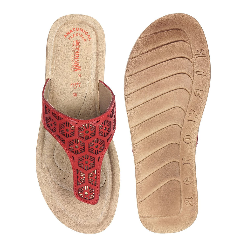 Aerowalk Women Slipper #DI27 - TAN