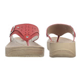 Aerowalk Women Slipper #FFC1 - RED