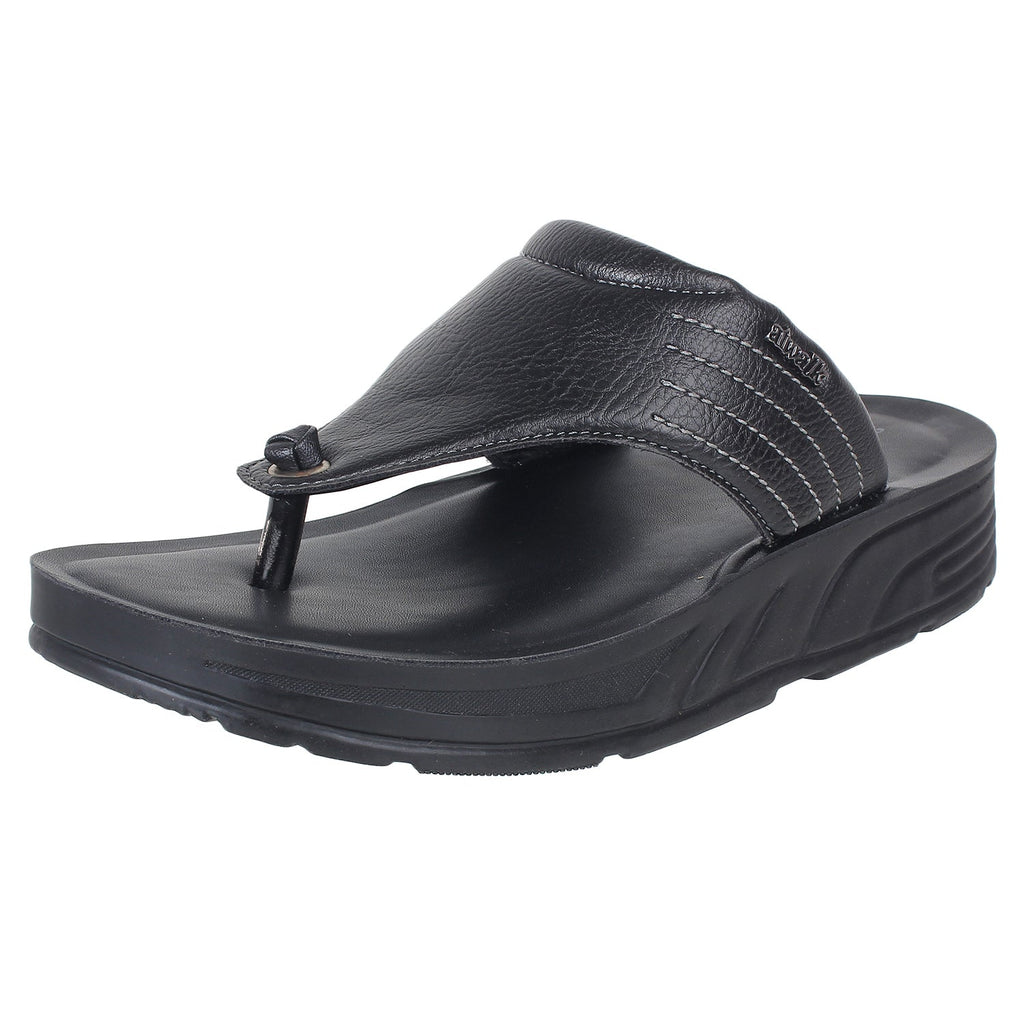Aerowalk Men Slipper #FM04 - BLACK