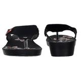 Inblu Women Slipper #91J3 - BLACK & RED