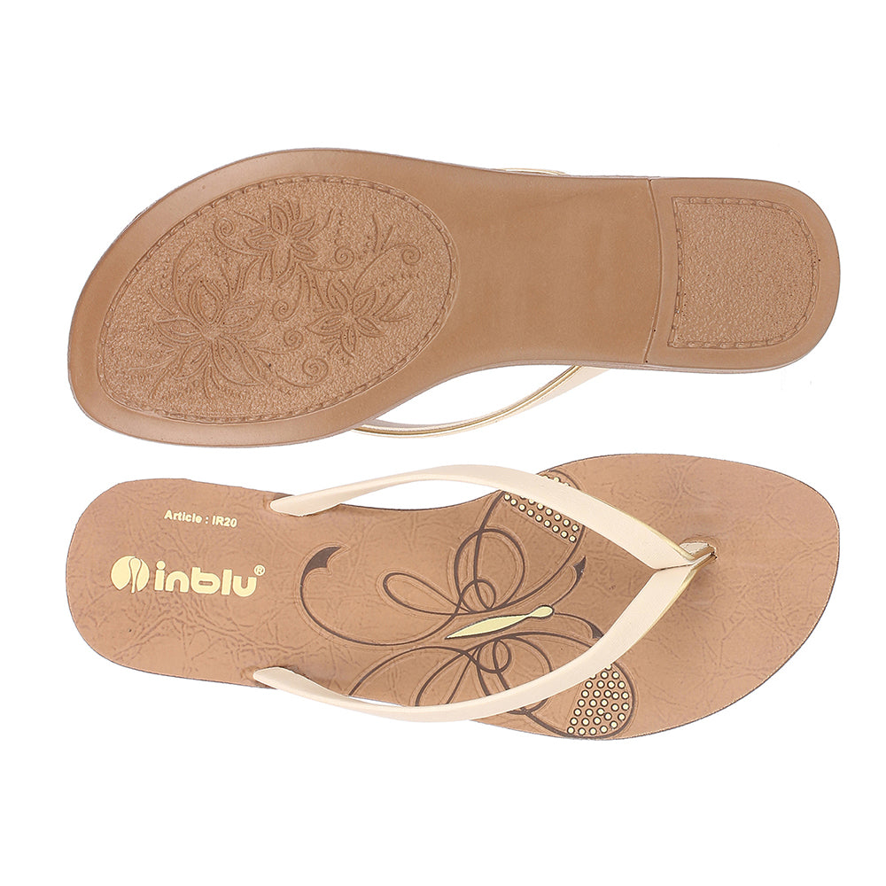 Aerowalk Women Slipper #IR20 - BEIGE