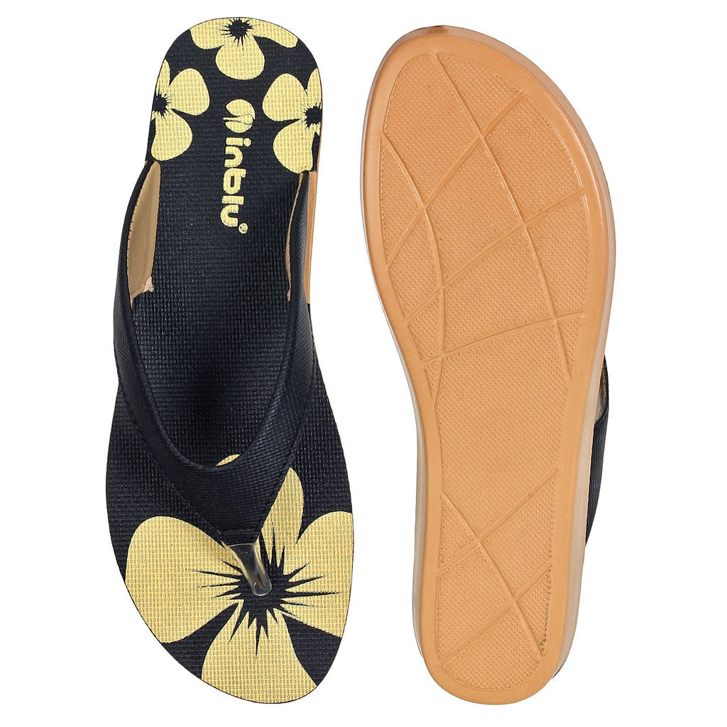 Inblu Women Slipper #9111 - BLACK