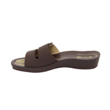 Aerowalk Women Slipper #0423 - BROWN & BEIGE