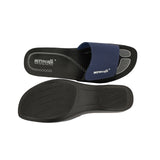 Aerowalk Women Slippers #0440 - BLUE & BLACK