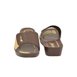 Aerowalk Women Slippers #0440 - BROWN & BEIGE