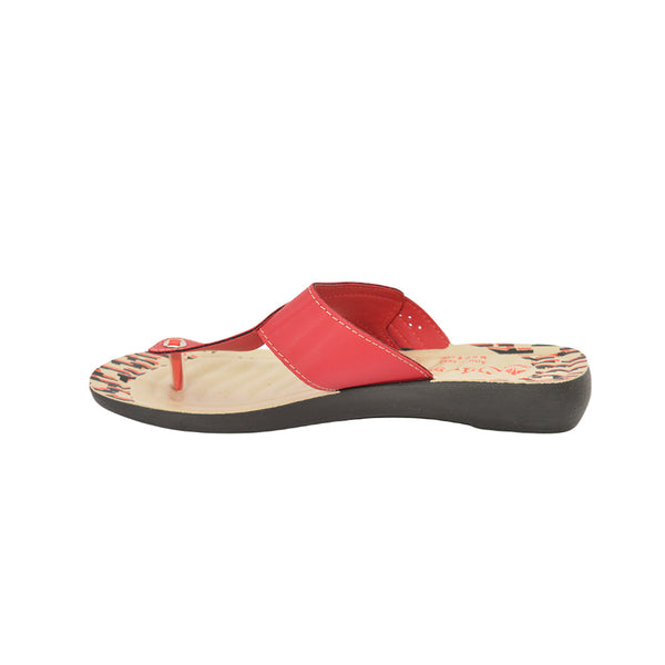 Red chips chappal sale