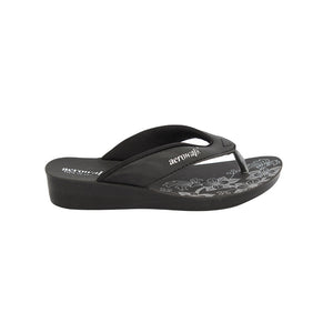 Aerowalk Women Slipper #91N1 - BLACK