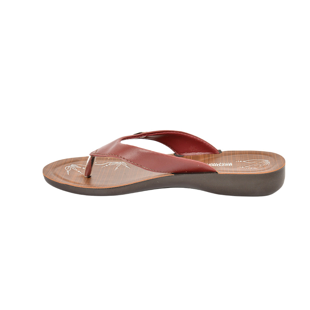 Aerowalk Women Slipper #GE15 - MAROON