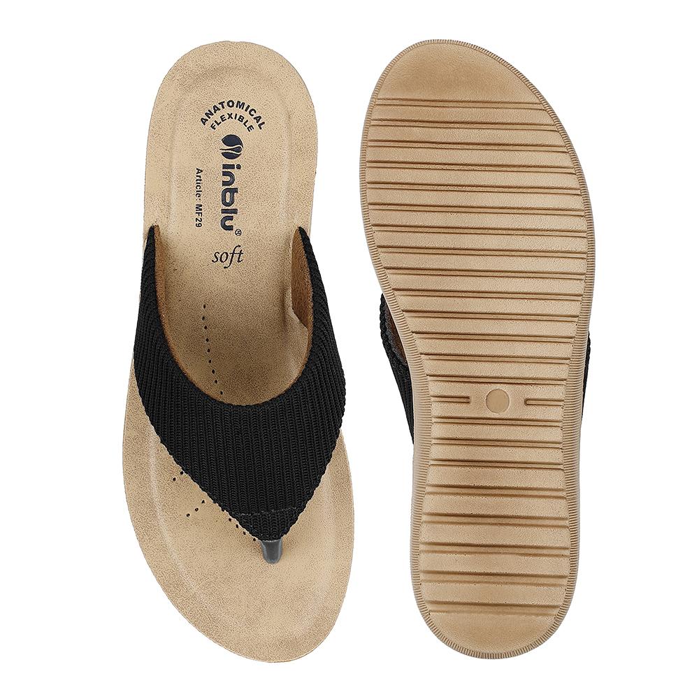 Inblu Women Slippers #MF29 - BLACK