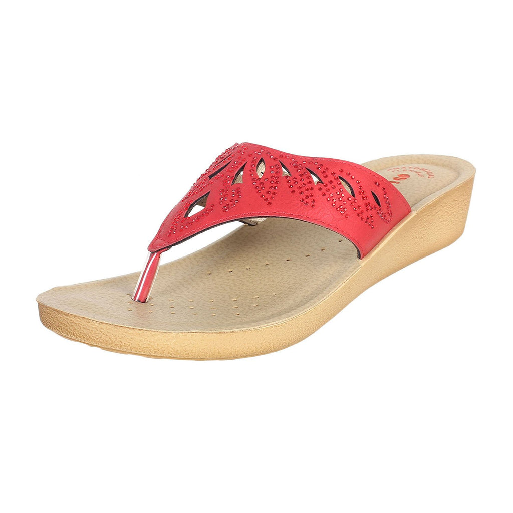 Inblu Women Slipper #PP25 - RED