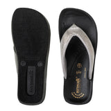 Aerowalk Women Grey V-Shape Sandal with Textured Upper (0809_GREY)