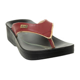 Aerowalk Women Maroon Thong Flat Sandal (0827_MAROON)