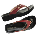 Aerowalk Women Maroon Thong Flat Sandal (0827_MAROON)