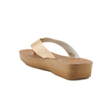 Aerowalk Women Slipper #08AP - GOLD