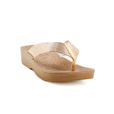 Aerowalk Women Slipper #08AP - GOLD