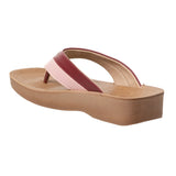 Inblu Women Maroon and Pink Flip-Flop (08BF_MAROON+PINK)