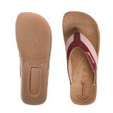 Inblu Women Maroon and Pink Flip-Flop (08BF_MAROON+PINK)