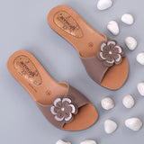 Aerowalk Women Smoke Mule Flat Sandal (1120_SMOKE)