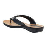 Aerowalk Women Blue T-Strap Flat Sandal (11D3_S.BLUE)