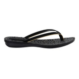 Aerowalk Women Black Printed Slipper (11E3_BLACK)