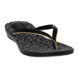 Aerowalk Women Black Printed Slipper (11E3_BLACK)