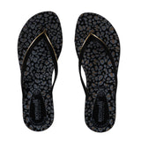 Aerowalk Women Black Printed Slipper (11E3_BLACK)