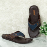 Aerowalk Men Blue Thong Style Sandal with Textured Upper (6341_BLUE)